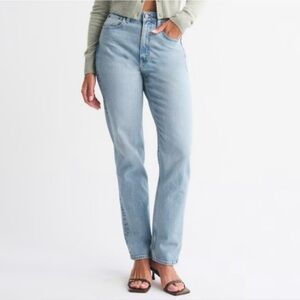 Abercrombie & Fitch Light Blue Straight Leg Jeans